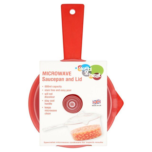 Good 2 Heat Microwave Saucepan &amp;amp; Lid - 600ml