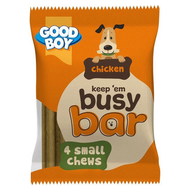 Good Boy Busy Bar Small Chews Dog Treats Chicken   108g