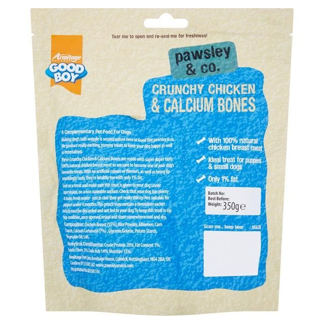 Good Boy Crunchy Chicken &amp;amp; Calcium Bones Dog Treats   350g
