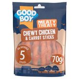 Good Boy Meaty Treaty Chewy Chicken &amp;amp; Carrot Sticks Dog Treats