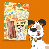 Good Boy Superlicious Chicken Broccoli &amp;amp; Sweet Potato Stick Dog Treats   100g