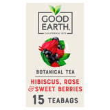 Good Earth Hibiscus, Sweet Berries &amp;amp; Rose Tea Bags x 15