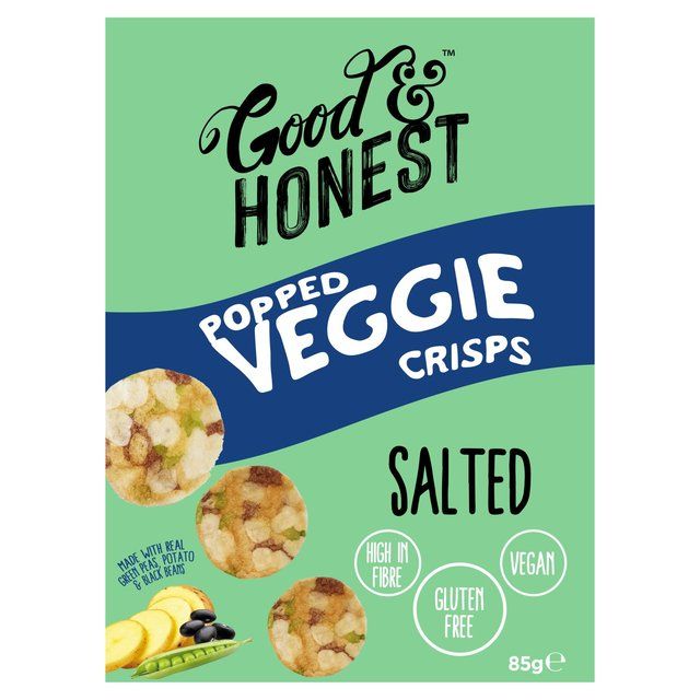 Good &amp;amp; Honest Popped Veggie Soya Pea Salted   85g