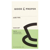 Good &amp;amp; Proper Tea - Loose Leaf Jade Tips Green Tea   75g