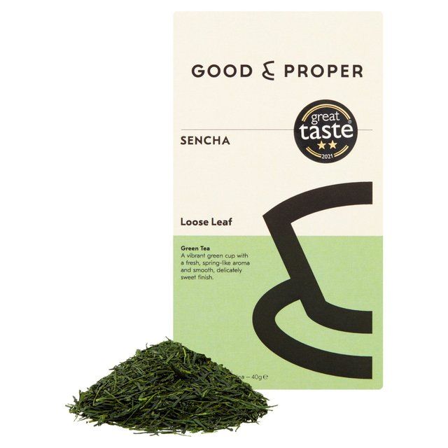 Good &amp;amp; Proper Tea - Loose Leaf Sencha Green Tea   40g