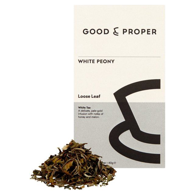 Good &amp;amp; Proper Tea - Loose Leaf White Peony White Tea   60g