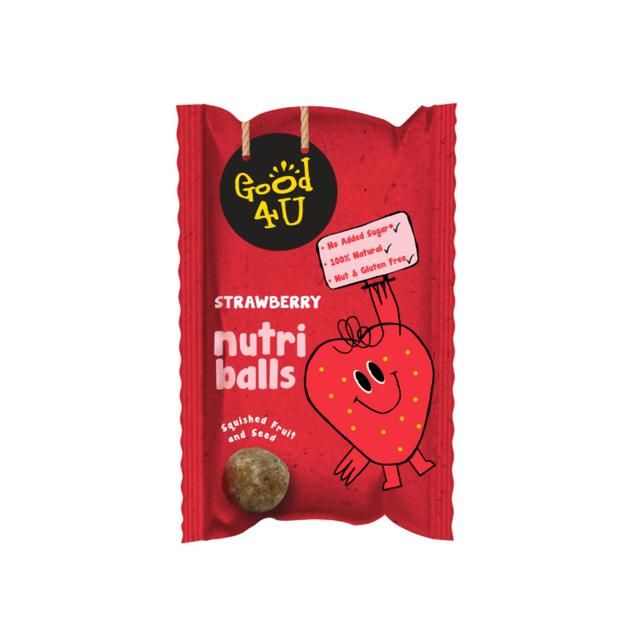 Good4u Nutri Balls Strawberry Multipack   5 x 20g