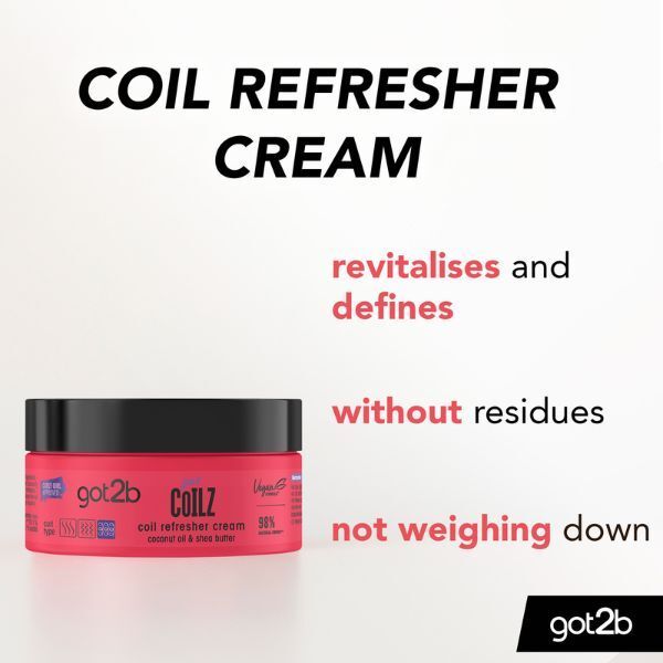 Got2b Curl &amp;amp; Coil Refresher Cream 200Ml