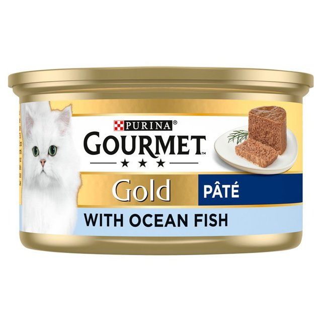 Gourmet Gold Pate Ocean Fish Wet Cat Food    85g