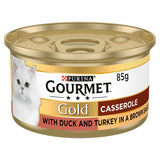 Gourmet Gold Tinned Cat Food Duck and Turkey Casserole
