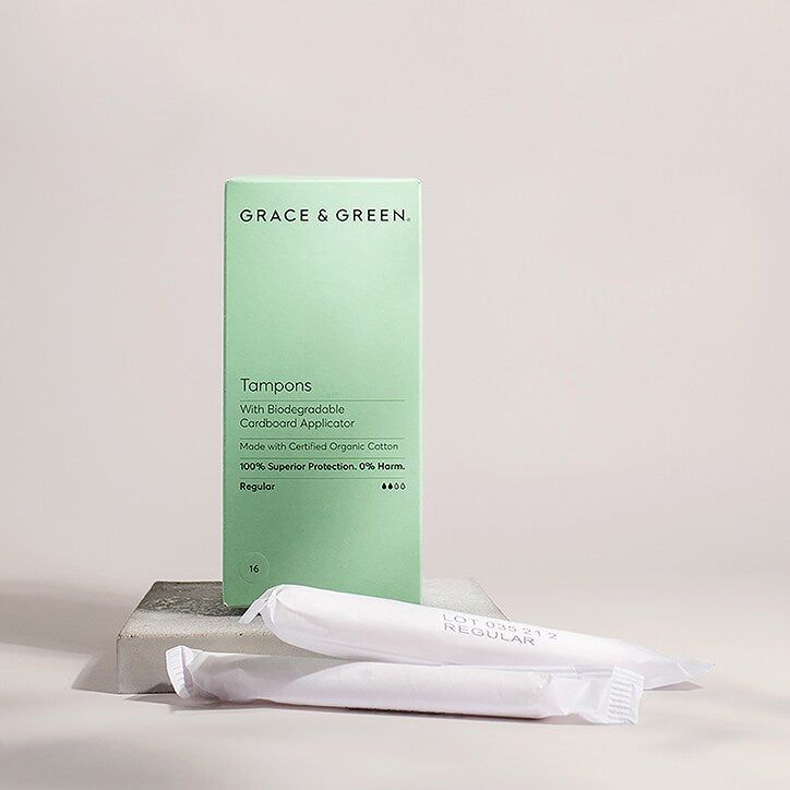 Grace &amp;amp; Green Applicator Tampons  - Regular 16 pack