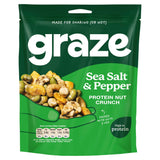 Graze Protein Salt &amp;amp; Pepper Vegan Mixed Nuts Snack 100g