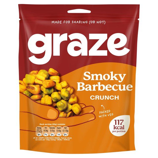 Graze Vegan BBQ Mixed Sharing Snacks   100g