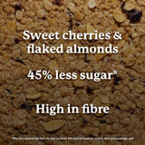 Graze Vegan Cherry Bakewell Snack Bars With Oats   50g