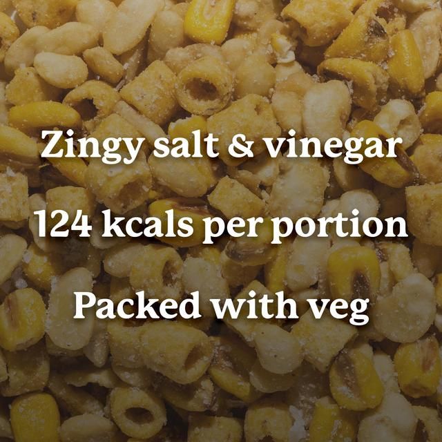 Graze Vegan Salt &amp;amp; Vinegar Crunchy Mixed Snacks   28g