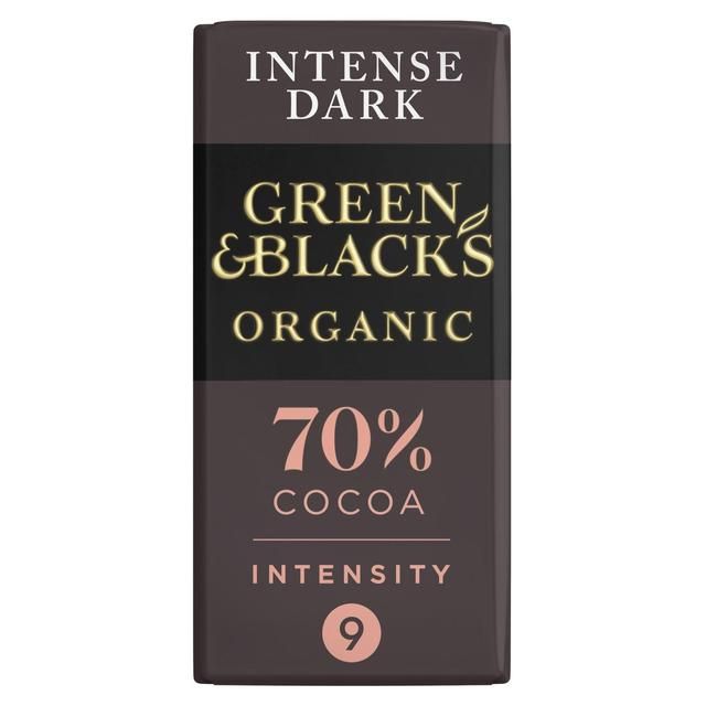 Green &amp;amp; Black's 70% Organic Dark Chocolate Bar   90g