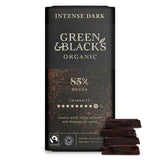 Green &amp;amp; Black's Organic 85% Dark Chocolate Bar   90g