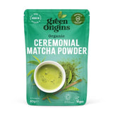 Green Origins Organic Japanese Ceremonial Matcha Green Tea Powder   80g