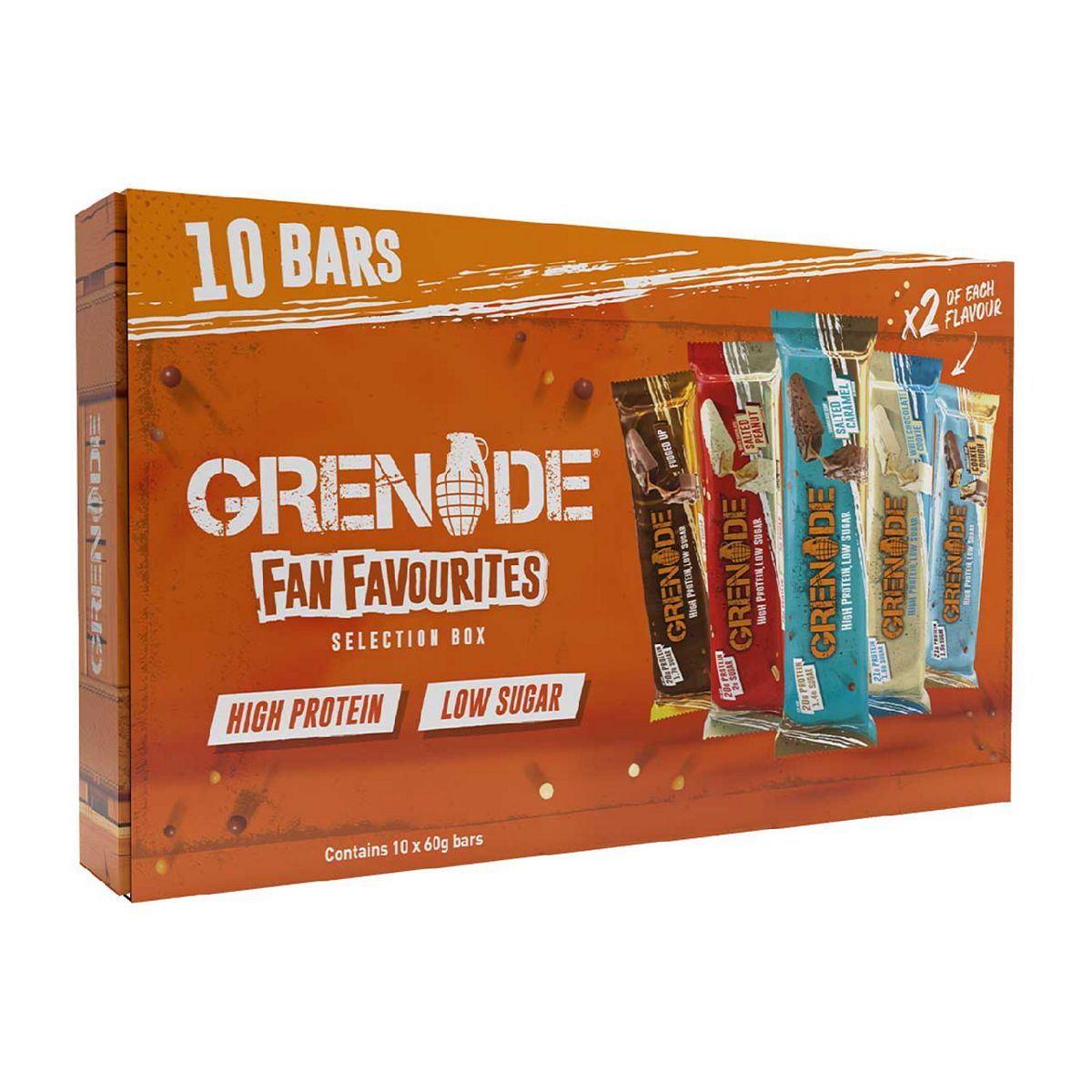 Grenade Fan Favourites Protein Bars - 10 x 60g