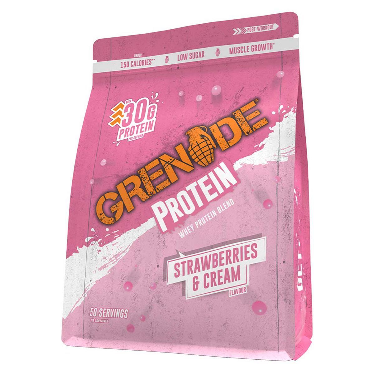 Grenade Protein Powder Strawberries &amp;amp; Cream - 2kg