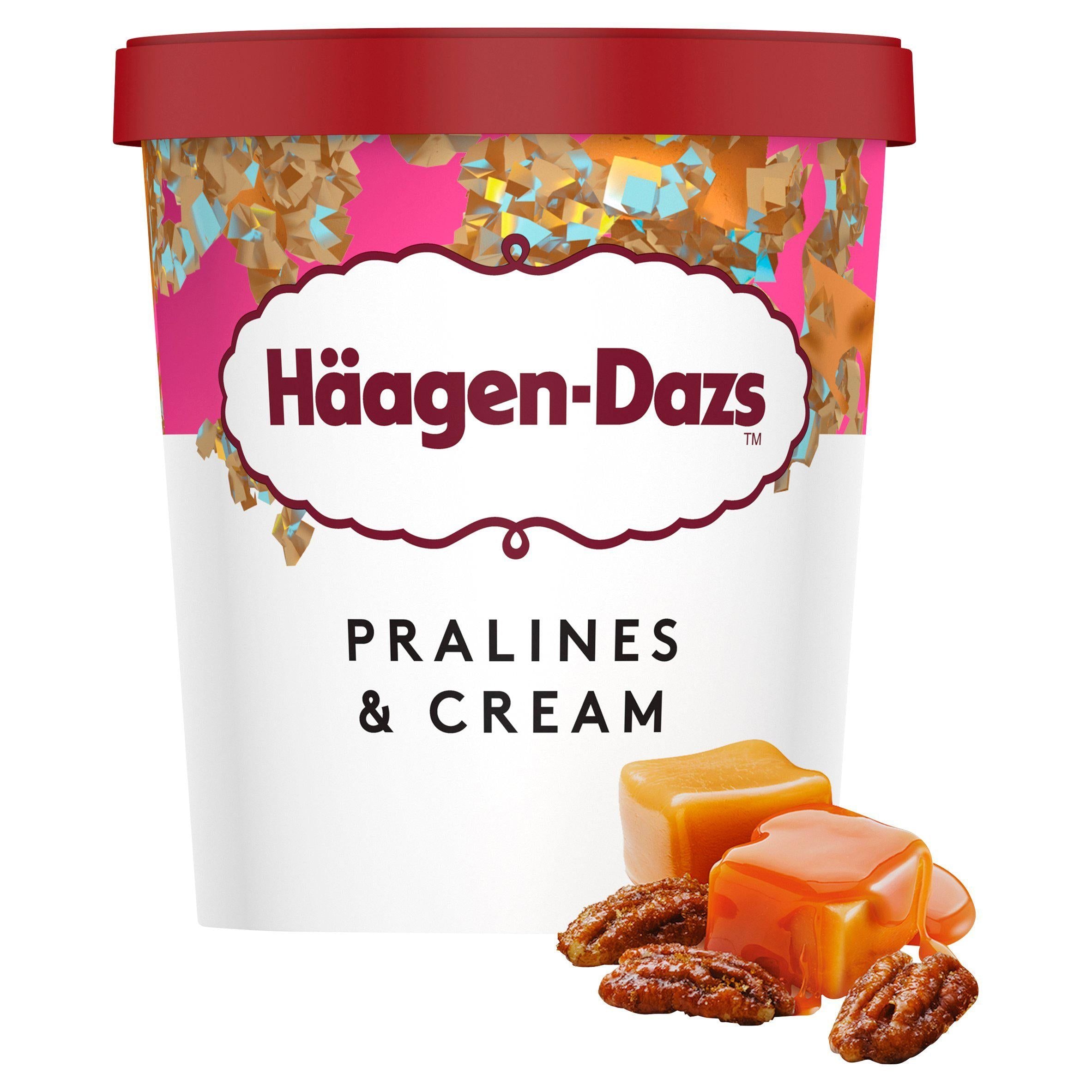 Haagen-Dazs Pralines &amp;amp; Cream Ice Cream 460ml