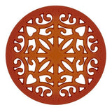 Habitat Cast Iron Trivet Orange