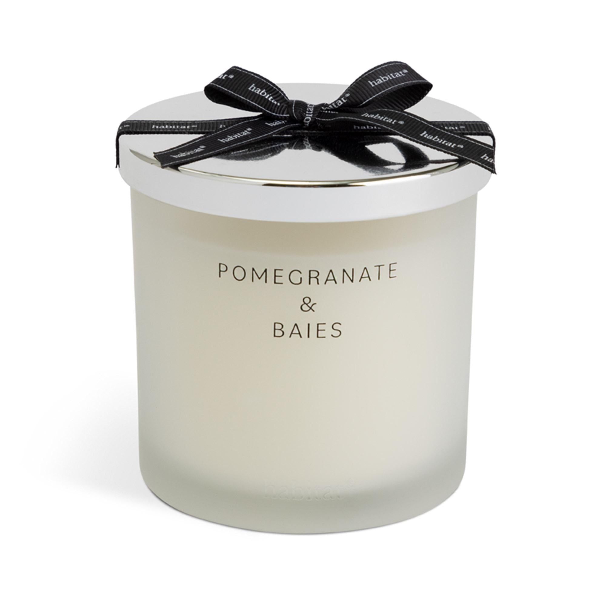 Habitat Large Candle with Lid - Pomegranate &amp;amp; Baies