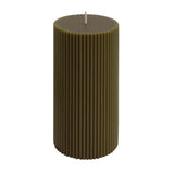 Habitat Ribbed Pillar - Wild Mint &amp;amp; Peach