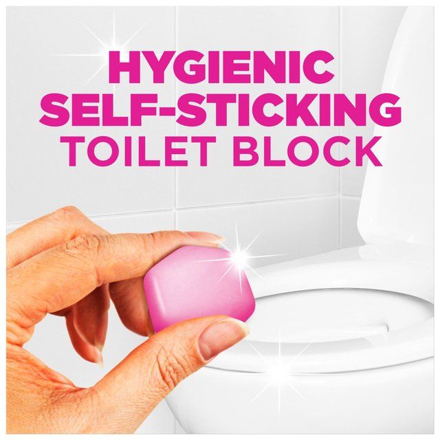 Harpic Hygienic &amp;amp; Fresh Floral Stickers Toilet Freshener   4 per pack