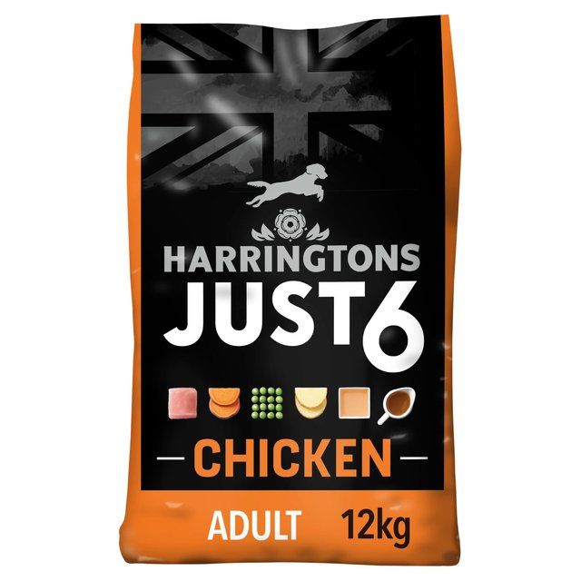Harringtons Dog Just 6 Dry Chicken   12kg