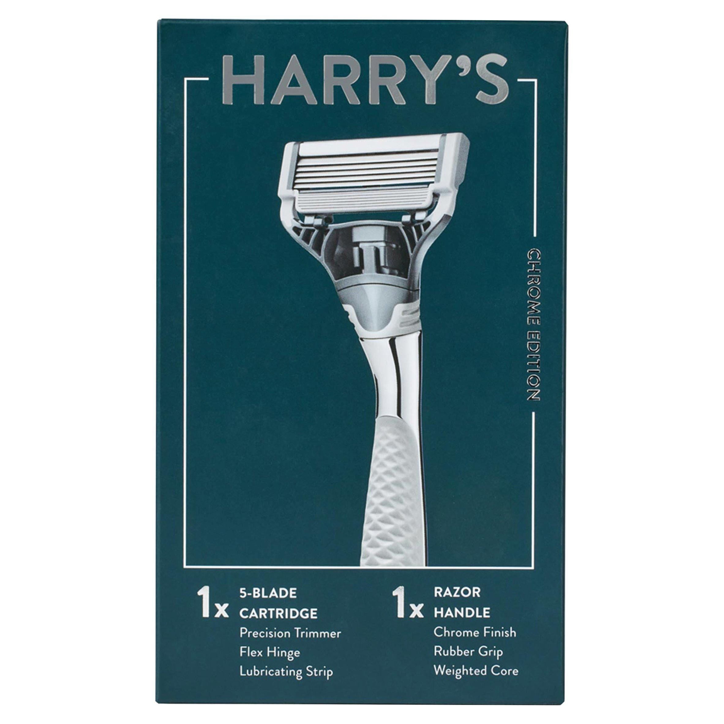 Harry's Chrome Edition Blade Cartridge &amp;amp; Razor Handle