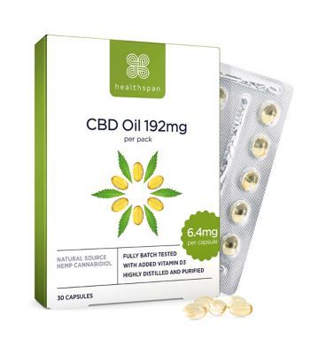 Healthspan CBD Oil 192mg 30s x 3 Bundle