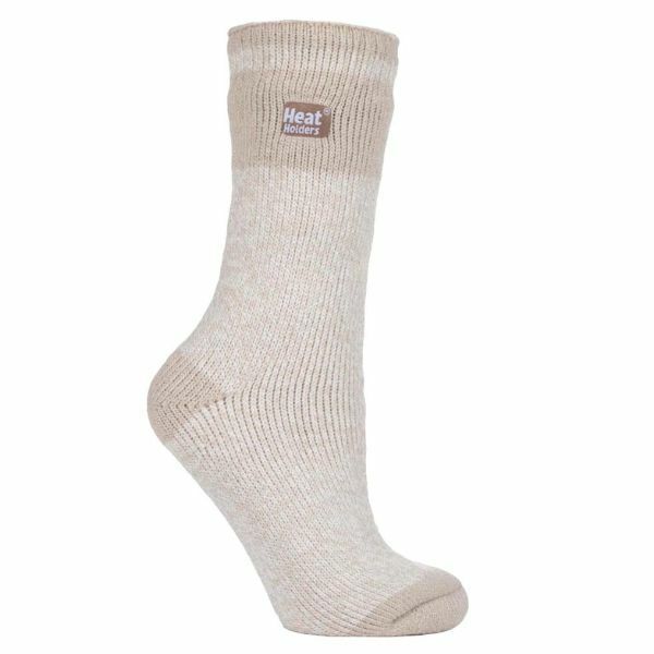 Heat Holders Ladies 2.3 TOG Thermal Winter Socks 4-8 UK Cabin Fever Block Twist