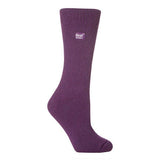 Heat Holders Ladies Original Thermal Socks 4-8 UK Purple / 1EA