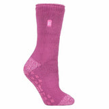 Heat Holders Ladies Thermal Socks with Grips 4-8 UK Pink (Juniper) / 1EA