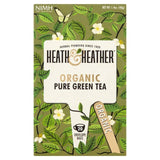 Heath &amp;amp; Heather Organic Pure Green Tea   20 per pack