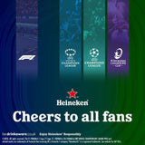 Heineken 0.0 Alcohol Free Beer Cans   6 x 330ml