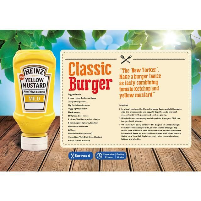 Heinz Yellow Mustard Mild   220ml