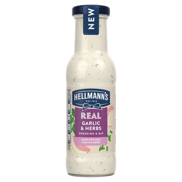 Hellmann's Garlic &amp;amp; Herb Salad Dressing &amp;amp; Dip   250ml
