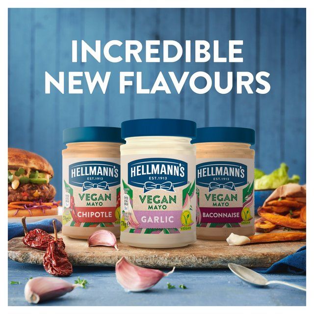 Hellmann's Vegan Garlic Mayonnaise   270g