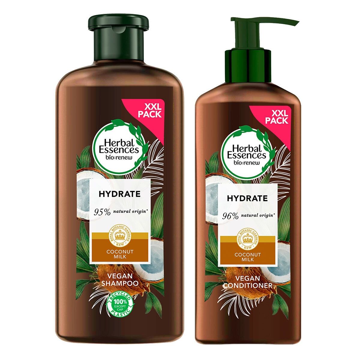 Herbal Essences Bio Renew Shampoo 680ml and Conditioner, 465ml in 2 Options