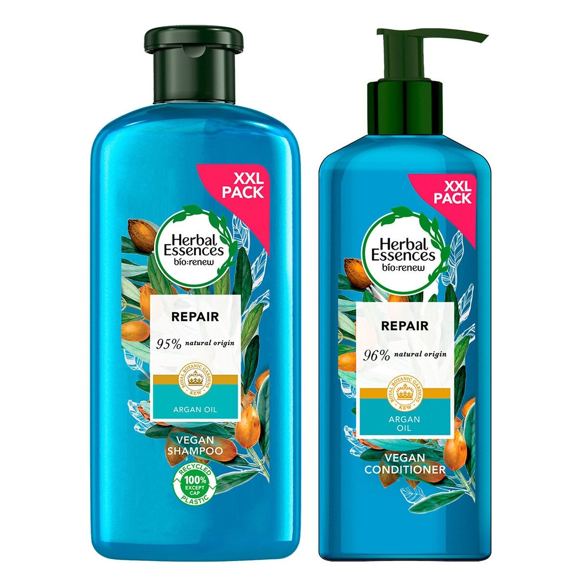 Herbal Essences Bio Renew Shampoo 680ml and Conditioner, 465ml in 2 Options