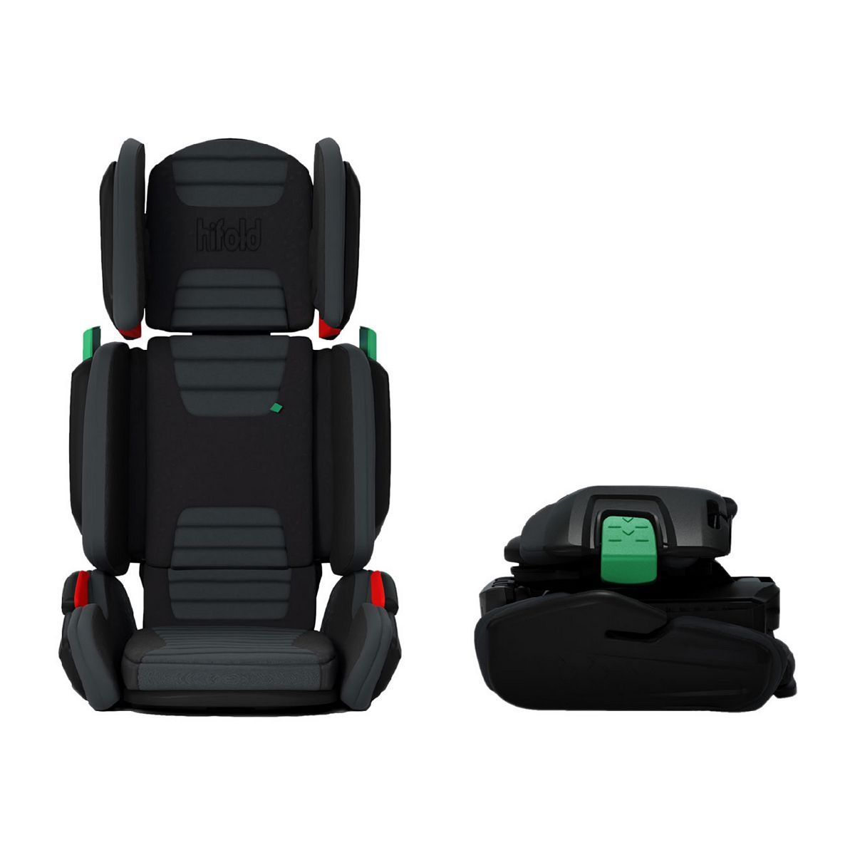 Hifold - The Fit-and-Fold Booster seat - Slate Grey