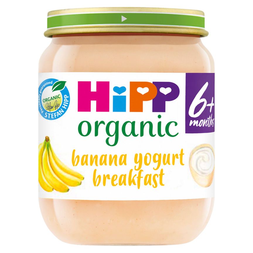 HiPP Banana Yogurt Breakfast Baby Food Jar 6+ Months