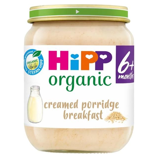 HiPP Organic Creamed Porridge Breakfast Baby Food Jar 6+ Months    125g