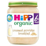 HiPP Organic Creamed Porridge Breakfast Baby Food Jar 6+ Months    125g