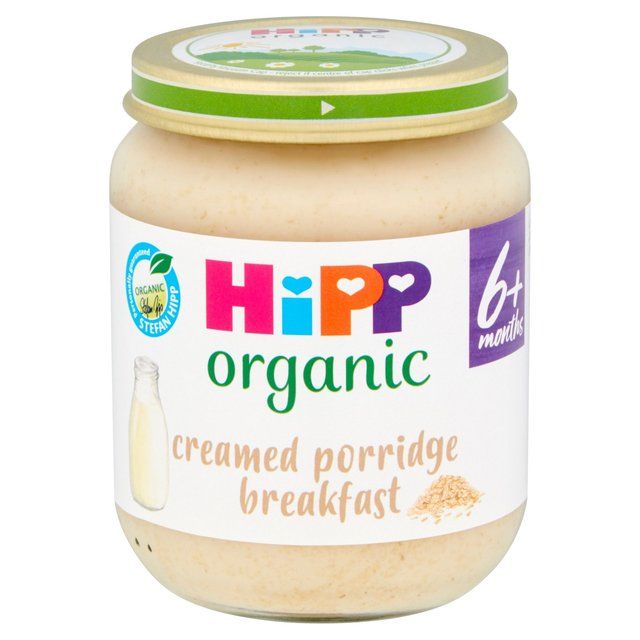 HiPP Organic Creamed Porridge Breakfast Baby Food Jar 6+ Months    125g