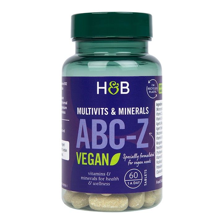 Holland &amp;amp; Barrett ABC to Z Vegan Multivitamins 60 Tablets