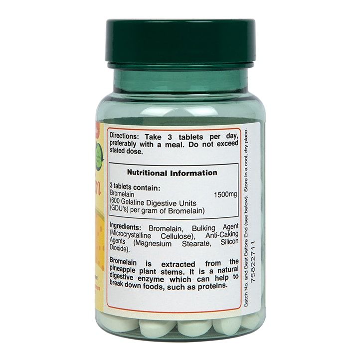 Holland &amp;amp; Barrett Bromelain 60 Tablets