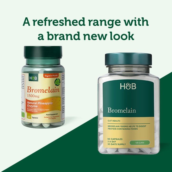 Holland &amp;amp; Barrett Bromelain 60 Tablets